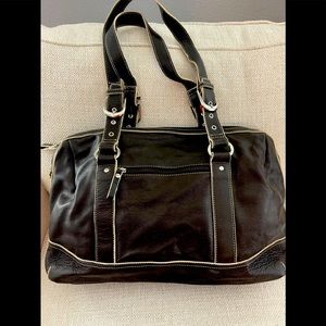 Franklin covey leather handbag New